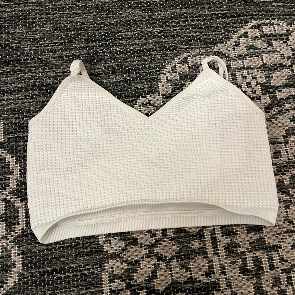 white tank top